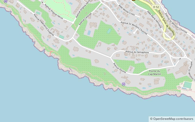villa cyrnos roquebrune cap martin location map