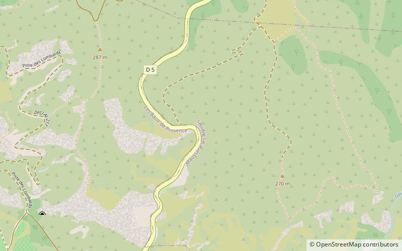 Massif des Alpilles location map