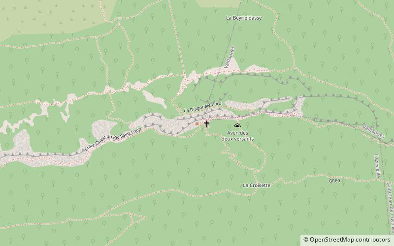 Pic Saint-Loup location map