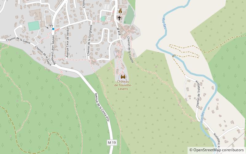 chateau musee dhistoire naturelle tourrette levens location map
