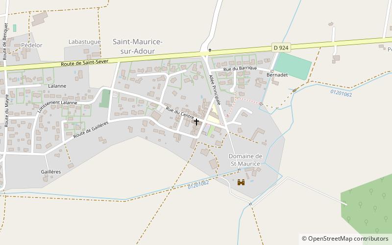 Église Saint-Maurice de Saint-Maurice-sur-Adour location map