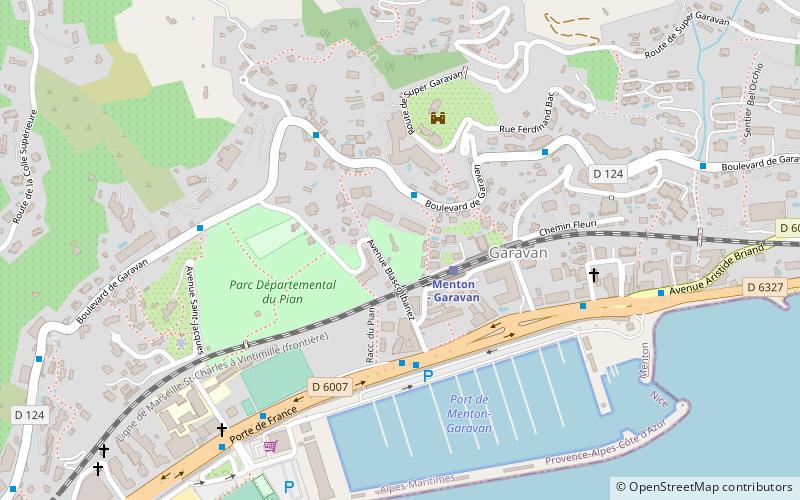 Fontana Rosa location map