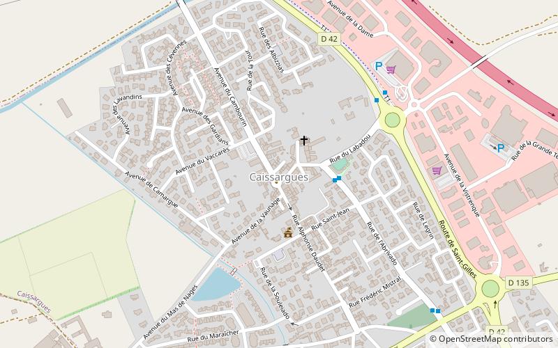 Caissargues location map