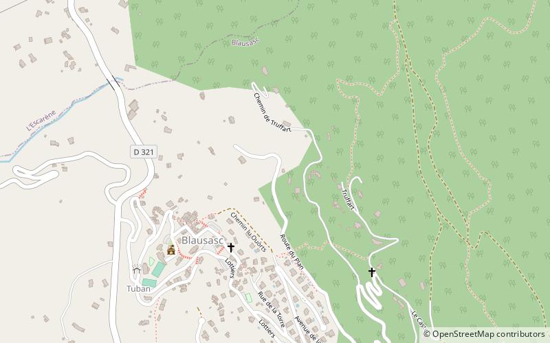 Blausasc location map