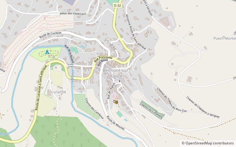 Belmont-sur-Rance location map