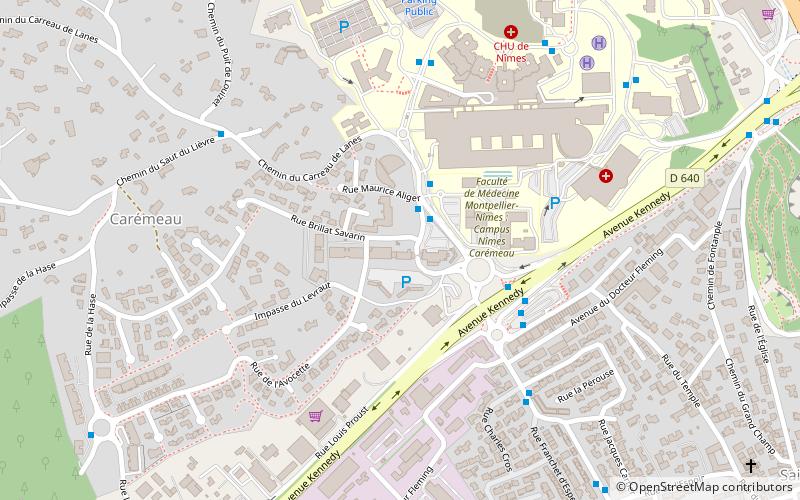 Vatel Nimes location map