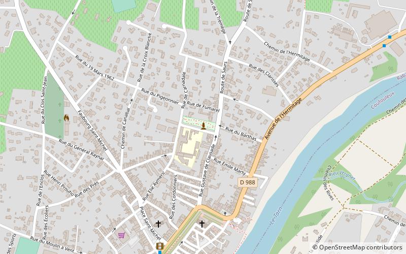 pigeonnier rabastens location map