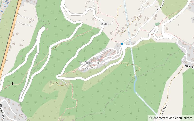 La Roquette-sur-Var location map