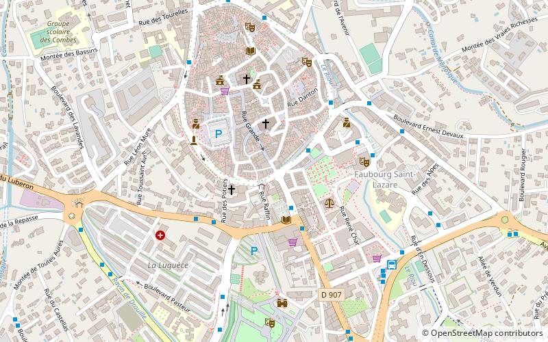 Porte Saunerie location map