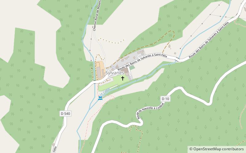 Abbaye de Sylvanès location map