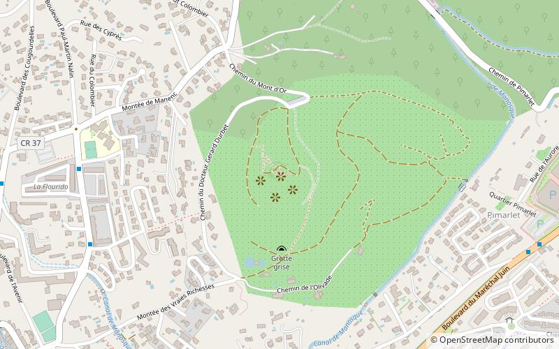 Tour du Mont d'Or de Manosque location map