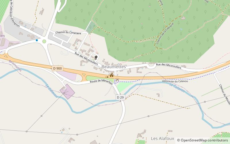 Beaumettes location map