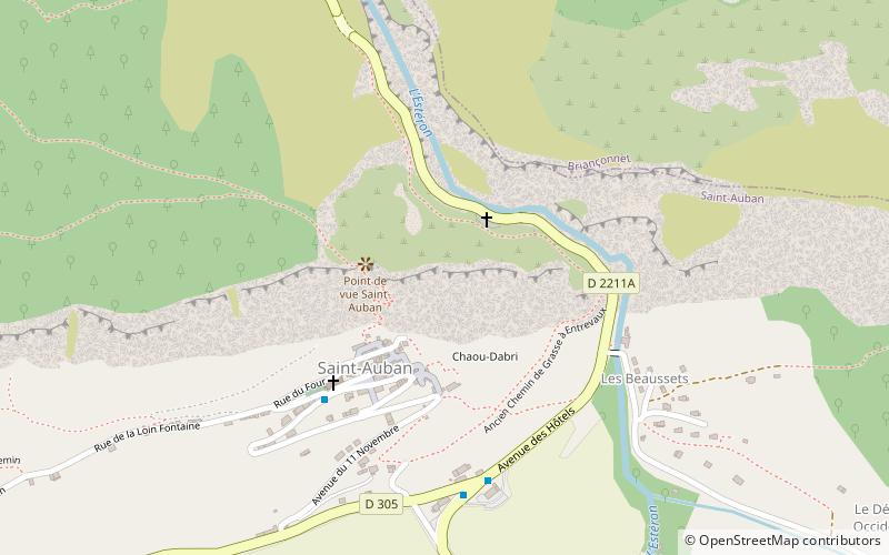 Saint-Auban location map