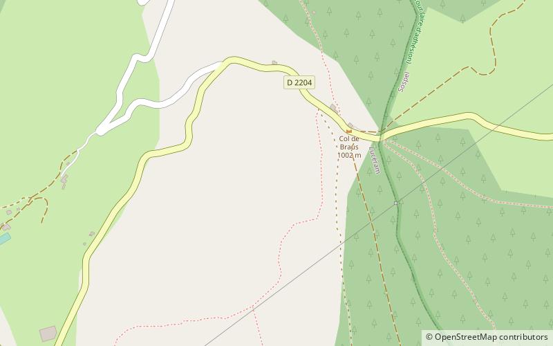 Col de Braus location map