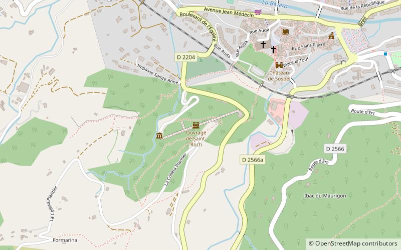 Ouvrage de Saint-Roch location map