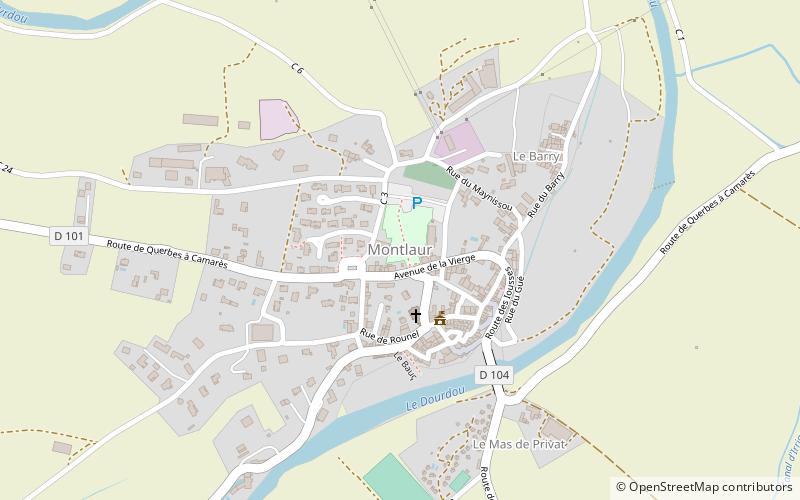 Montlaur location map