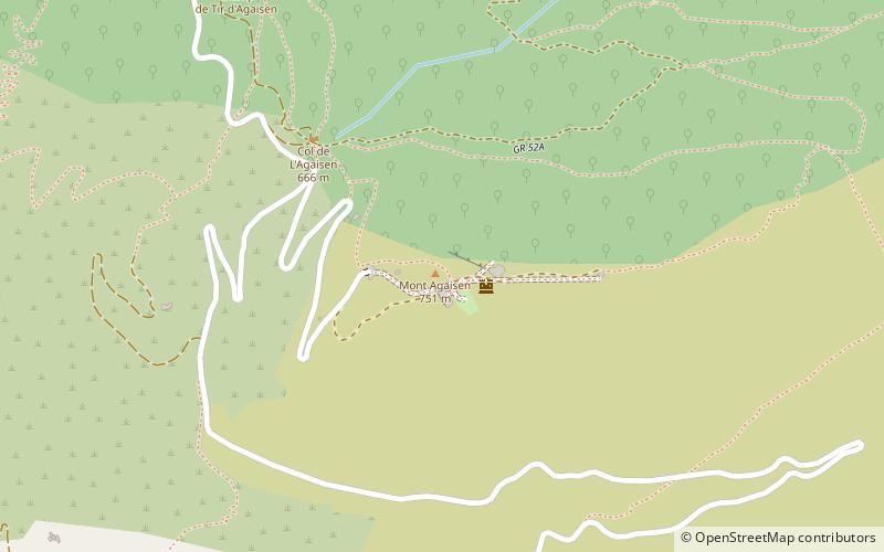Ouvrage de l'Agaisen location map