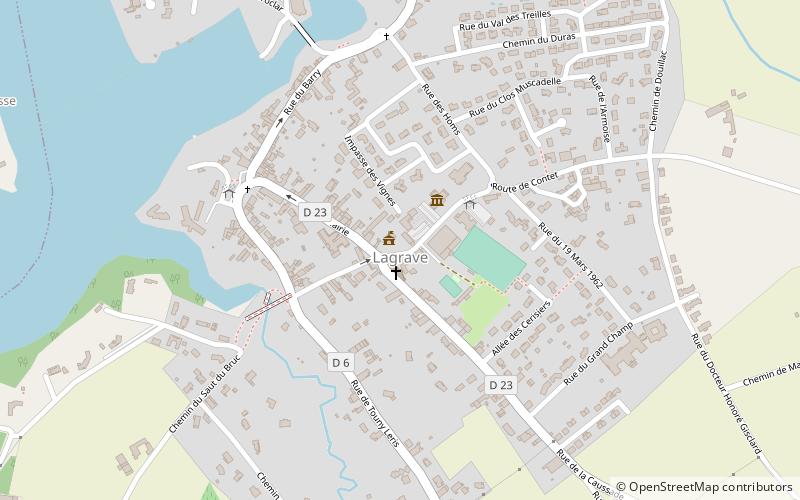 Lagrave location map