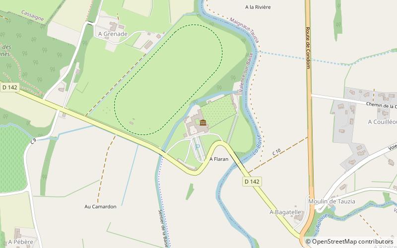 Abadía de Flaran location map