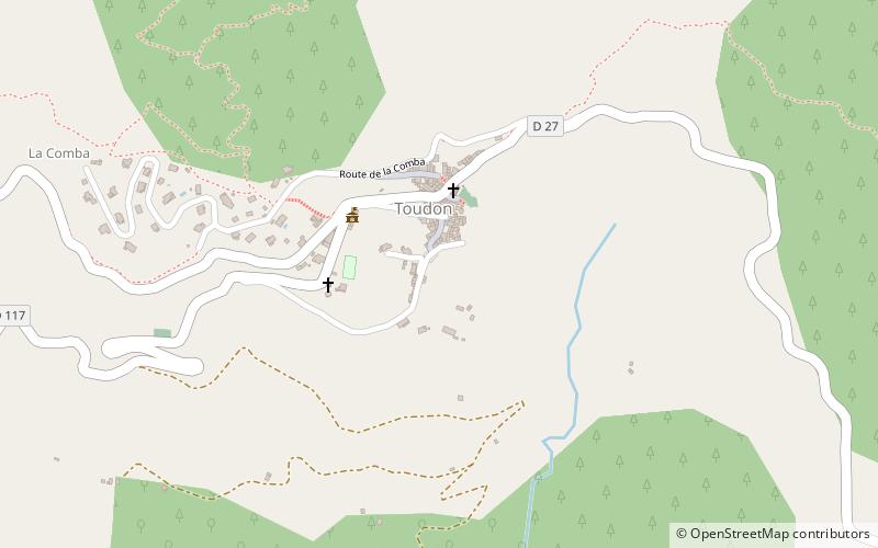Toudon location map