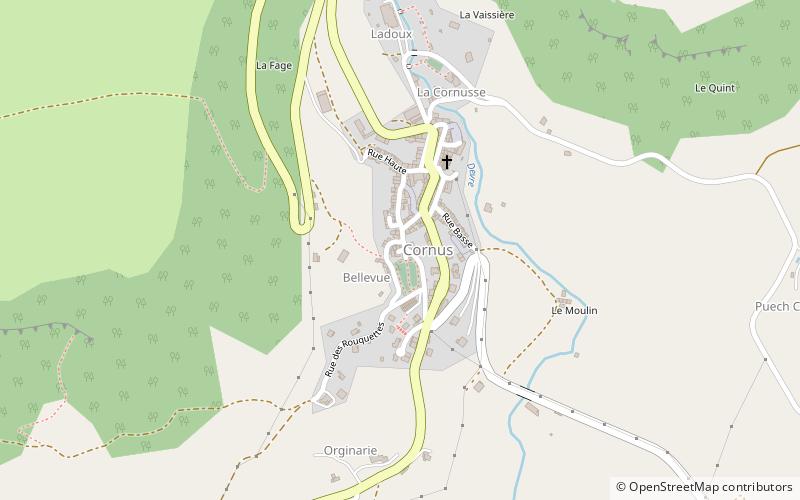 Cornus location map