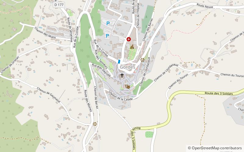 eglise saint firmin gordes location map