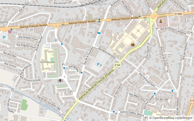 Centre universitaire de formation et de recherche Jean-François-Champollion d’Albi location map