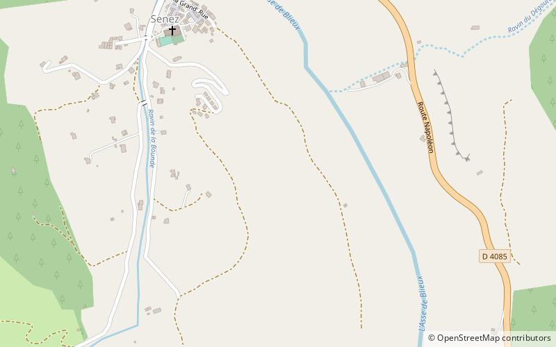 Diocèse de Senez location map