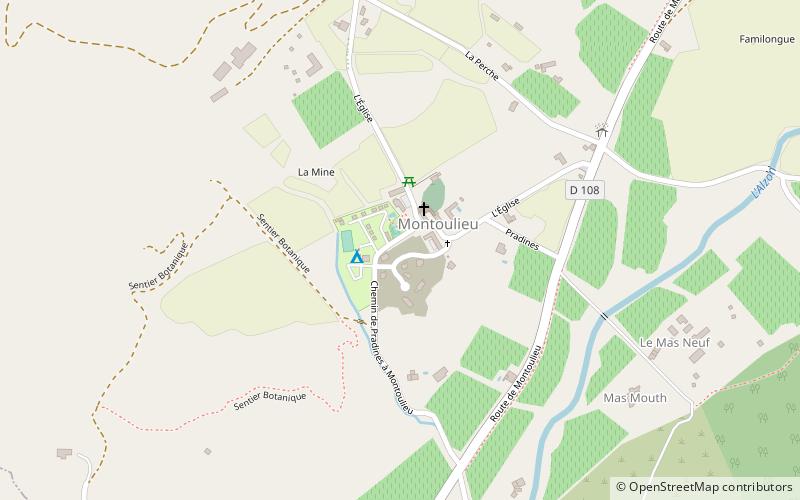 Montoulieu location map