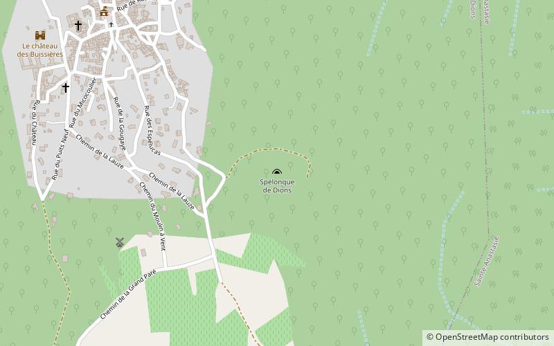 Gouffre Espeluca location map