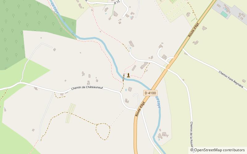 Pont roman de Mane location map