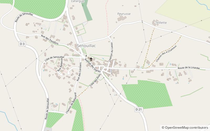 Senouillac location map