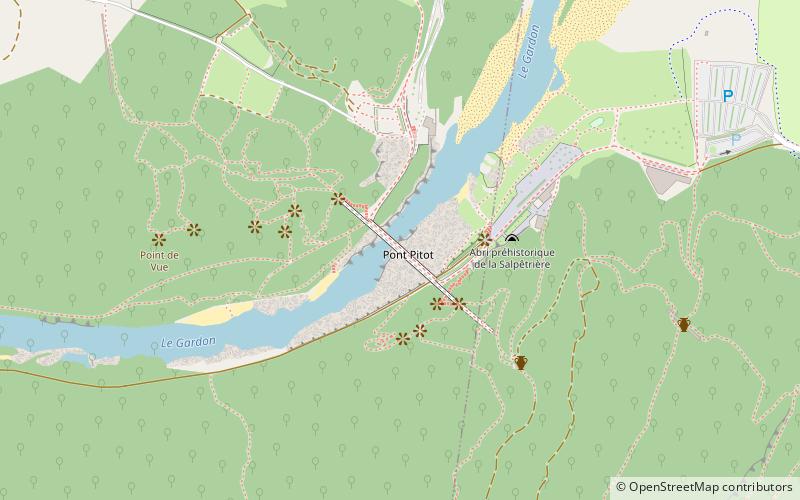 Pont du Gard location map