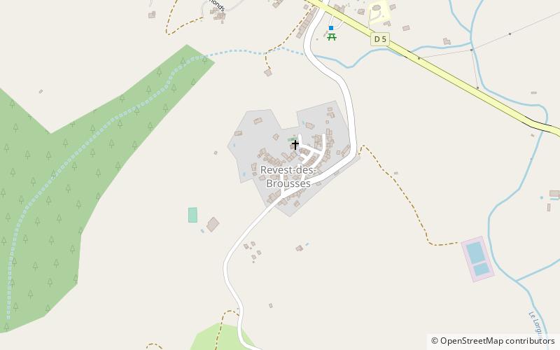 Revest-des-Brousses location map