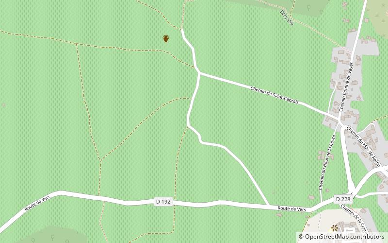 Chapelle Saint-Caprais location map