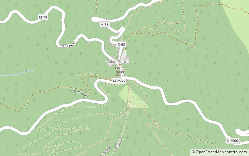 Col de Turini location map