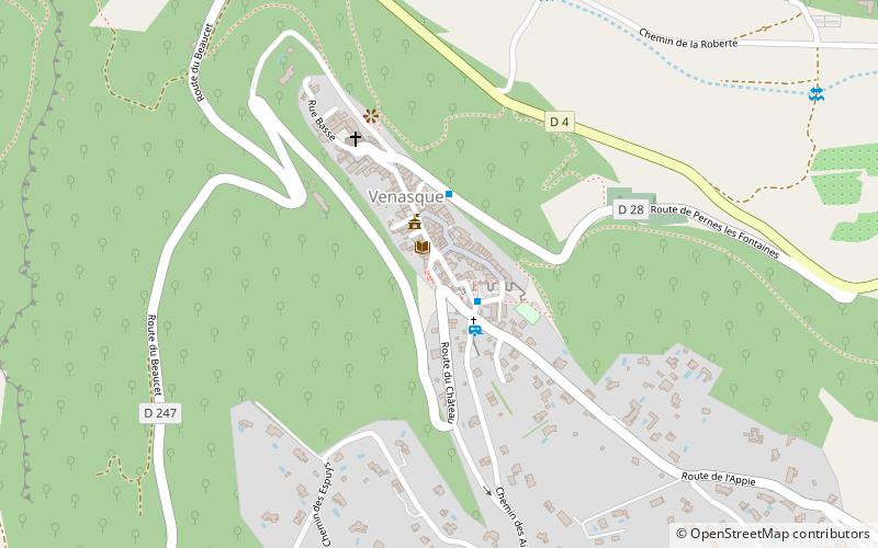 Venasque location map