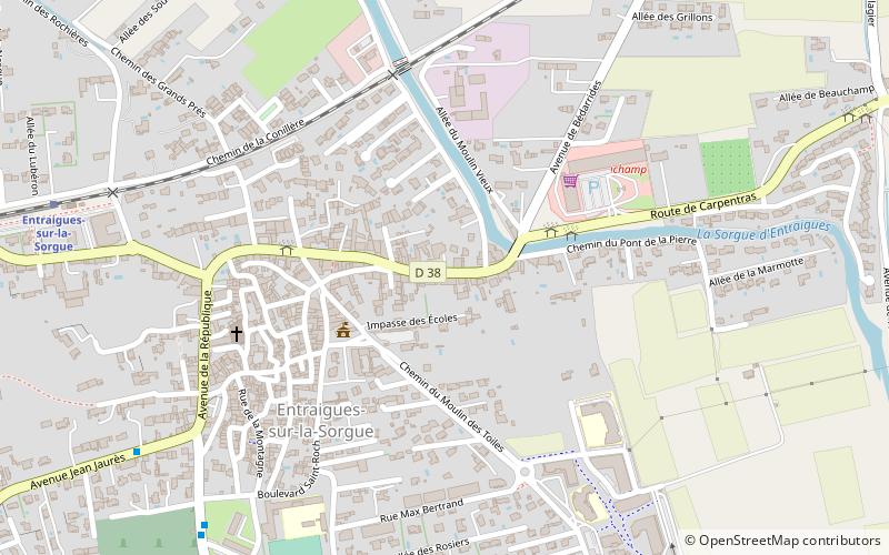 Entraigues-sur-la-Sorgue location map