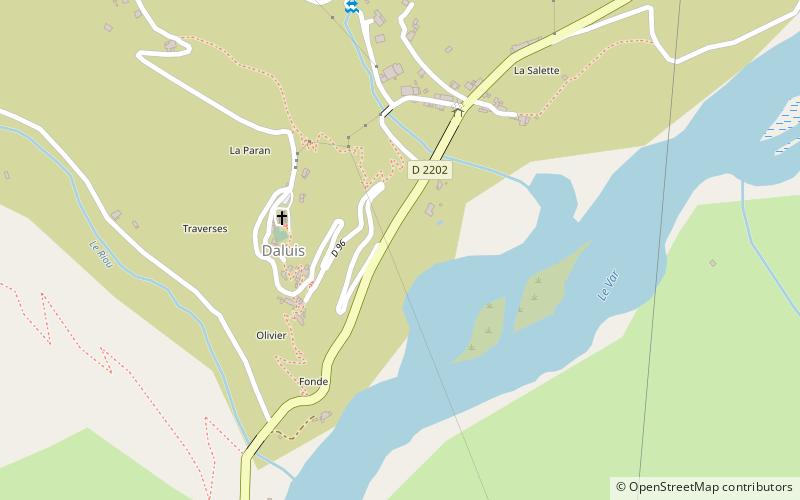 Daluis location map