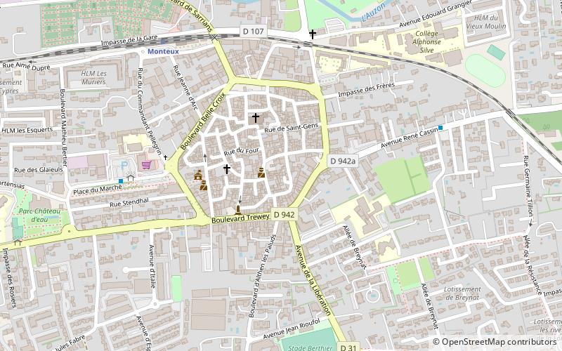 Tour Clémentine location map