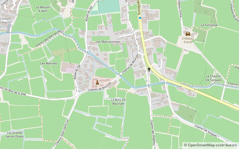 Chemin de Boursan location map
