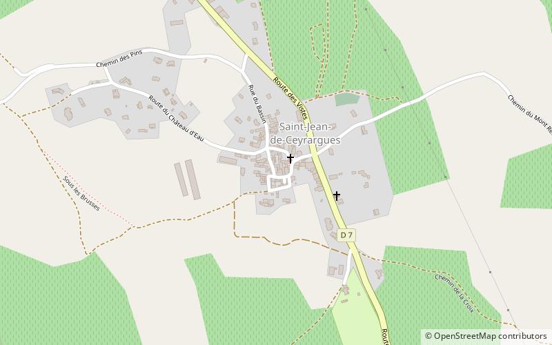 saint jean de ceyrargues location map