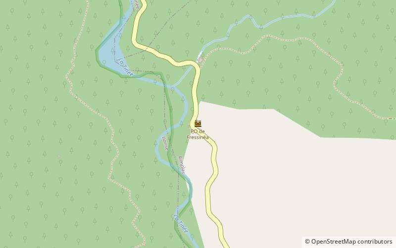 Ouvrage de Fressinéa location map