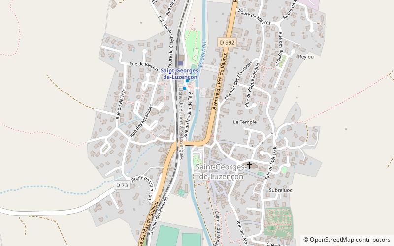 Saint-Georges-de-Luzençon location map