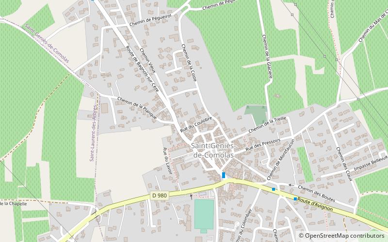 Saint-Geniès-de-Comolas location map