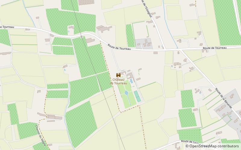 Château de Tourreau location map