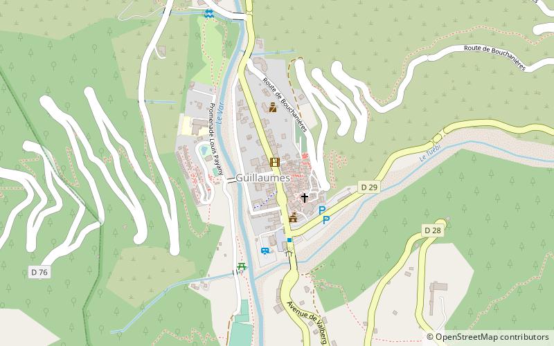 Guillaumes location map