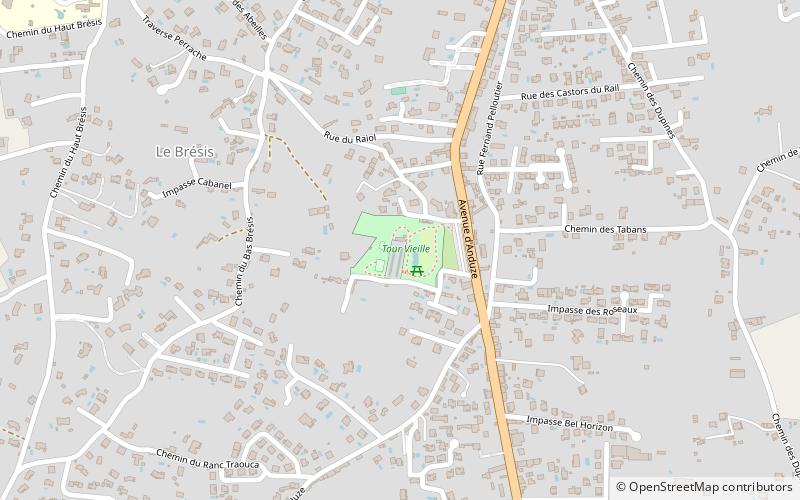 Jardín botánico de la Tour Vieille location map