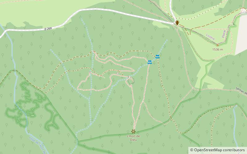 Mont Aigoual location map