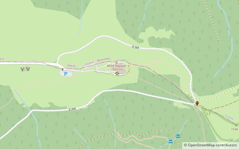 Observatoire du Mont Aigoual location map